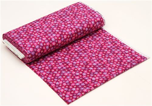 Robert Kaufman purple flower flannel fabric from the USA 3