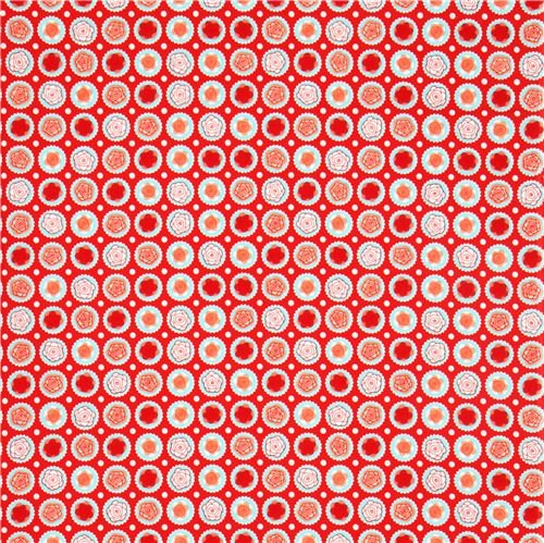 Robert Kaufman red rose flannel fabric from the USA 2