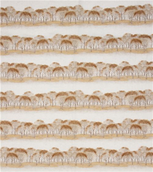 Robert Kaufman silver embellished tree fabric modeS4u