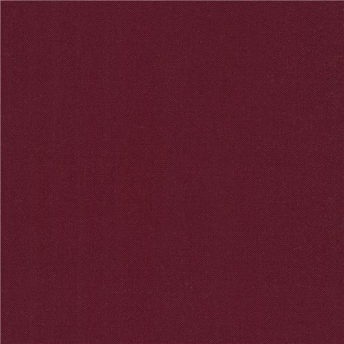 Resto de (31 x 112 cm) - Tela de algod�n lisa granate vino oscuro Kona cotton de Robert Kaufman 1