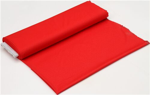 Robert Kaufman solid shimmery red knit fabric - modeS4u