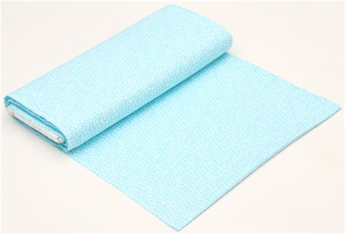 Robert Kaufman turquoise alphabet flannel fabric 3