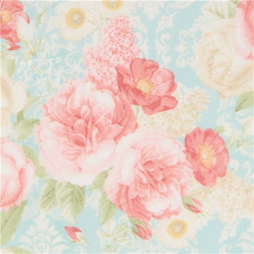 Robert Kaufman vintage floral fabric Fabric