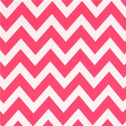Robert Kaufman zig zag chevron fabric pink-white Remix 2