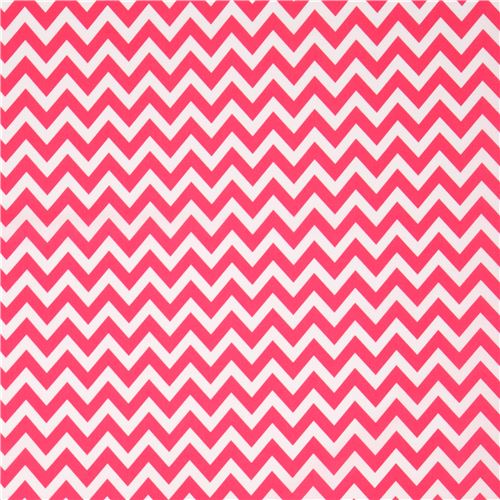 Robert Kaufman zig zag chevron fabric pink-white Remix 3
