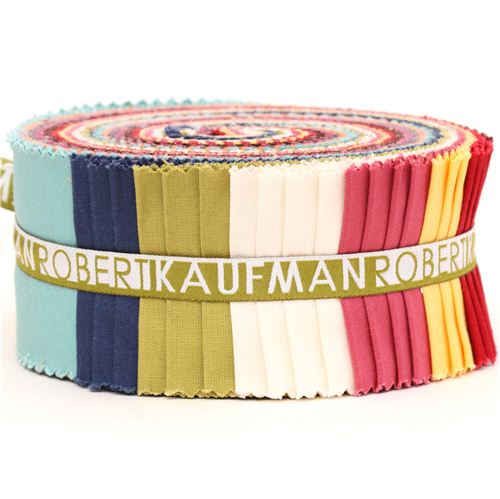 Roll-up fabric bundle roll Merlot red-brown Robert Kaufman 3