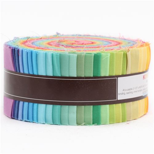 Roll-up fabric bundle roll New Bright Palette Robert Kaufman 3