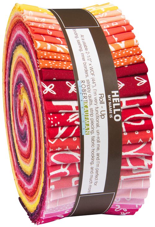 Roll-up fabric roll Bright Colorstory Robert Kaufman - modeS4u