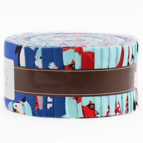 Roll-up fabric roll Winter Colorstory penguin animal Robert Kaufman 3
