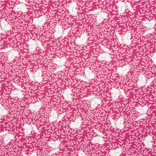 romantiques,fleuri,papillons Tissu
