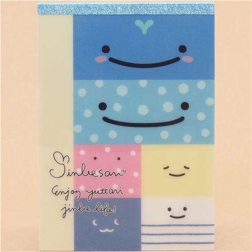 Ausklappbares Notizblock-Set Jinbesan von San-X