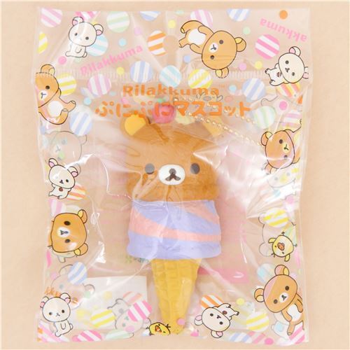 San-X Rilakkuma ice cream squishy - modeS4u