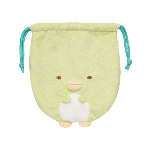 San-X Sumikkogurashi penguin plush pouch wallet cloth bag - modeS4u