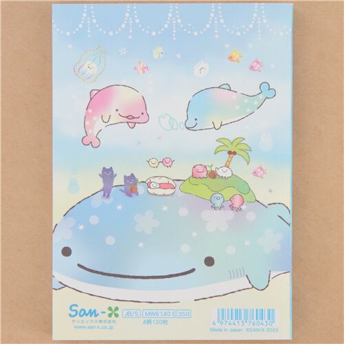 San-X colorful Jinbesan and friends memo pad 2