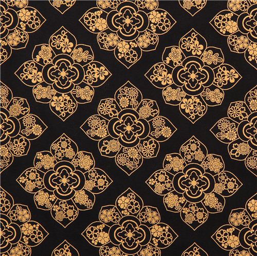 Tissu Satsuki 3 Avec Des Ornements Vintages Asiatiques Par Robert 