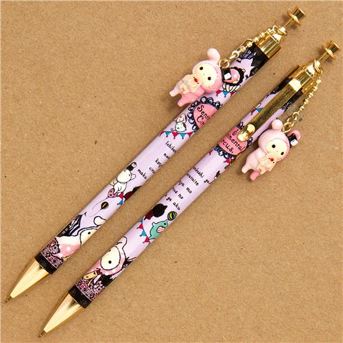 Sentimental Circus mechanical pencil with rabbit charm PensPencils Stationery Kawaii Shop