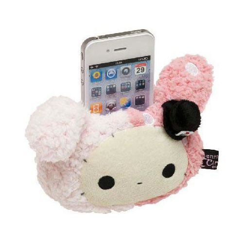 Sentimental Circus plush cellphone holder pink bunny Cellphone