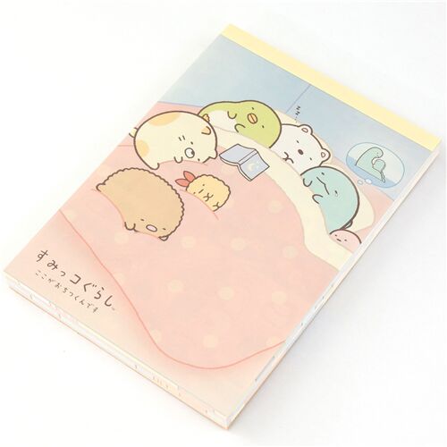 Sleeping Sumikkogurashi cute Note Pad by San-X 3