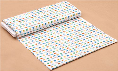 Snail Trail Multi snail Cloud 9 organic fabric Lotus Pond 3