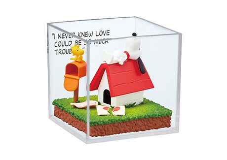 Snoopy SNOOPY /& FRIENDS TERRARIUM Words of Love all 6 type set Japan import NEW