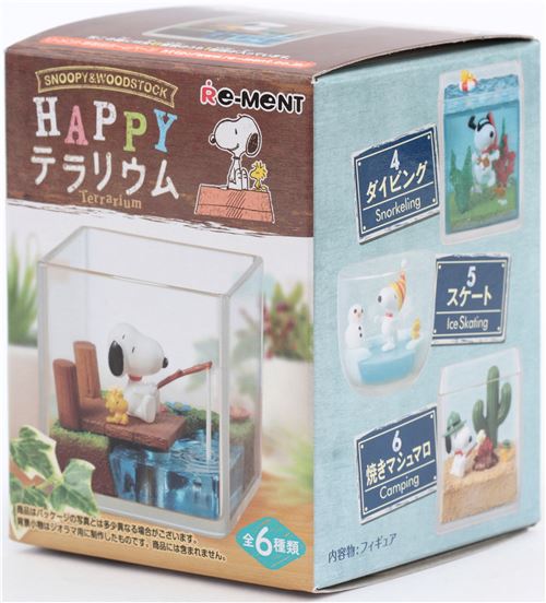 Snoopy and Woodstock Happy Terrarium Re-Ment miniature blind box - modeS4u