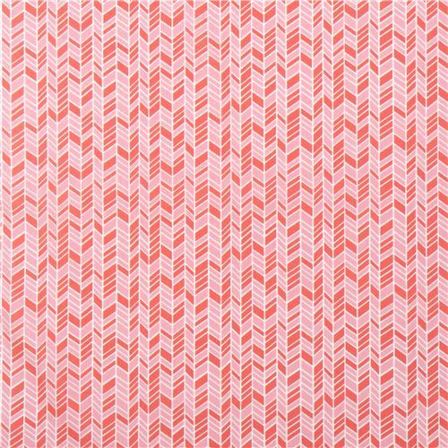 Straw Hat Fischgr�tenmuster pink Cloud 9 Bio-Stoff House & Garden 2