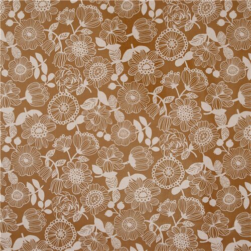 solid dark brown fabric by Cosmo Fabric by Cosmo - modeS4u
