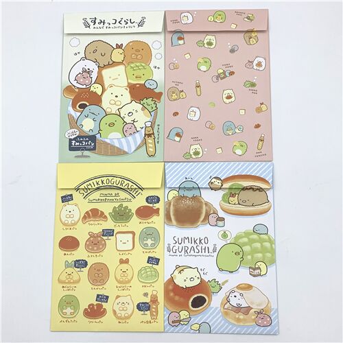 Sumikkogurashi food letter set by San-X - modeS4u