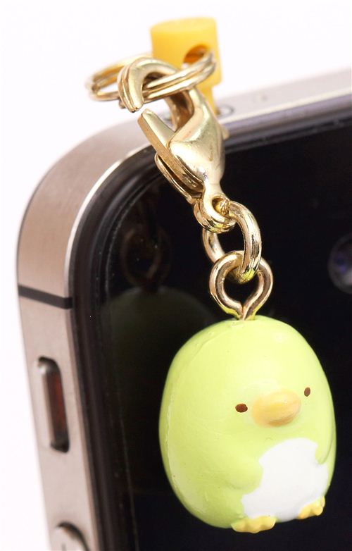 Sumikkogurashi penguin mobile phone plug jack charm modeS4u