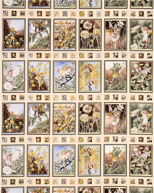 Sunshine Fairies Panel fairy tale fabric Michael Miller 2