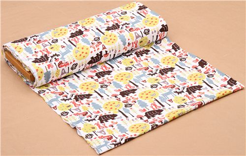 Swedish forest knit monaluna animal organic knit fabric 3