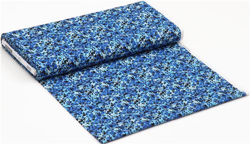 Remnant (37 x 112 cm) - blue pixel camouflage fabric - modeS4u