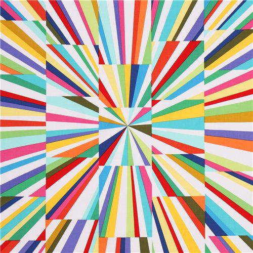 Tara's Firework Quilt Michael Miller kaleidoscope fabric Fabric by