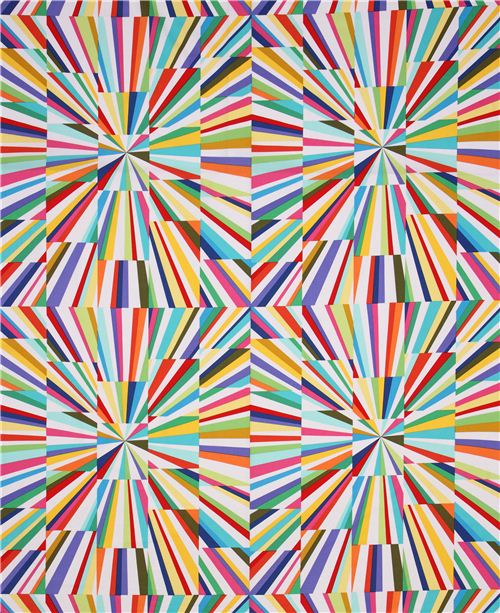 Tara's Firework Quilt Michael Miller kaleidoscope fabric Fabric by