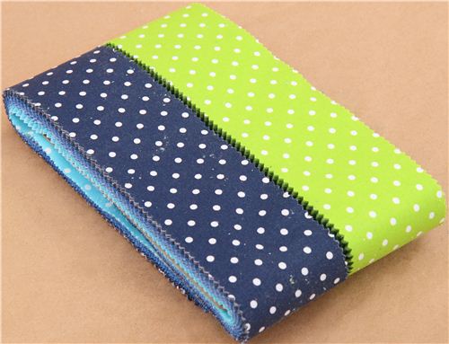Timeless Treasures Colorplay-Strip-Cool Charm Pack fabric bundle Precut dots 3