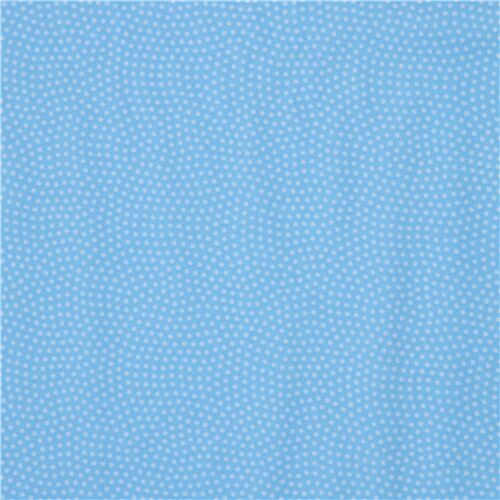 Polka Dot Timeless Treasures Denim Blue Cotton Fabric Remnants