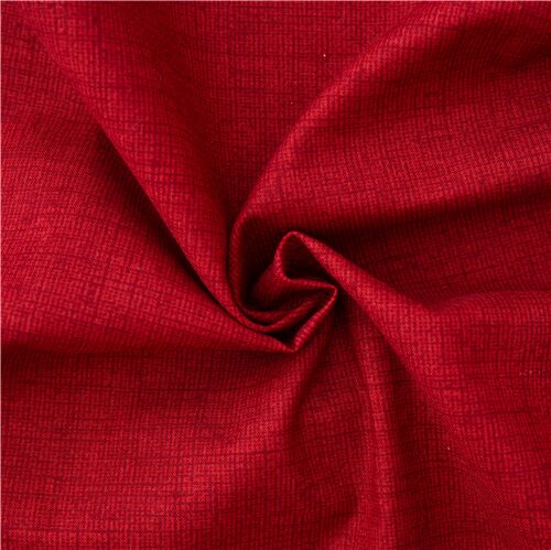 Tela granate de Timeless Treasures estampado de cuadrcula mini Tela