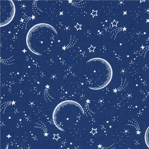 Timeless Treasures dark blue star fabric - modeS4u