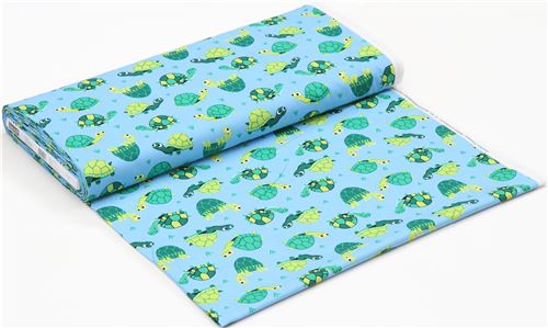 Timeless Treasures fabric with green turtles - modeS4u