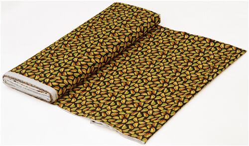 Tumbling Fast Food Mini Tacos Fabric by Timeless Treasures