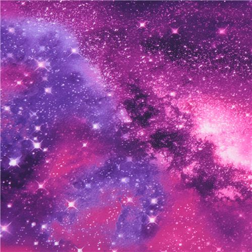 Timeless Treasures purple space knit fabric Fabric by Timeless ...