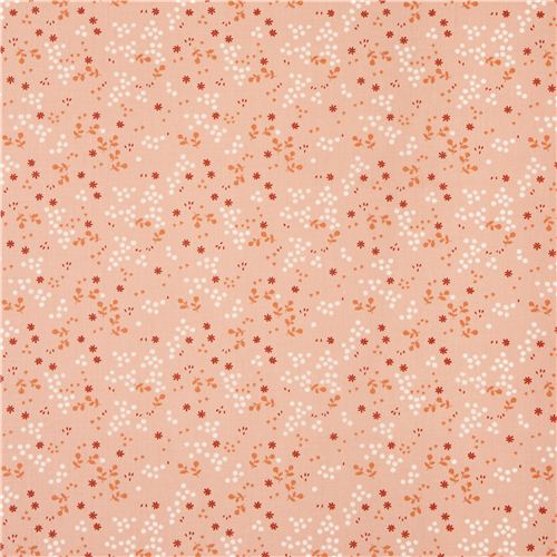 Tonal Floral Shell mini flower birch organic fabric from the USA 2