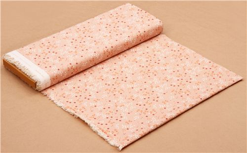 Tonal Floral Shell mini flower birch organic fabric from the USA 3