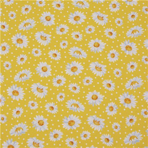 Tumbling Blooming Sunflowers Fabric by Michael Miller - modeS4u