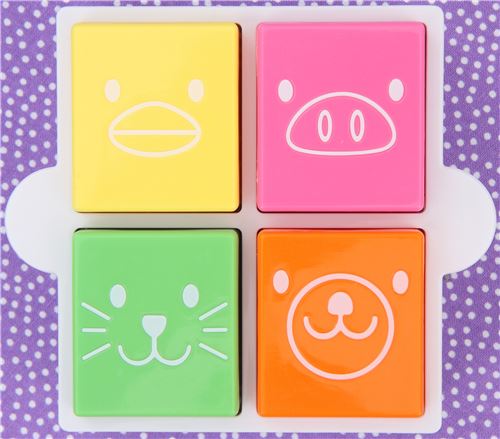 animal face Bento sandwich food cutters 6