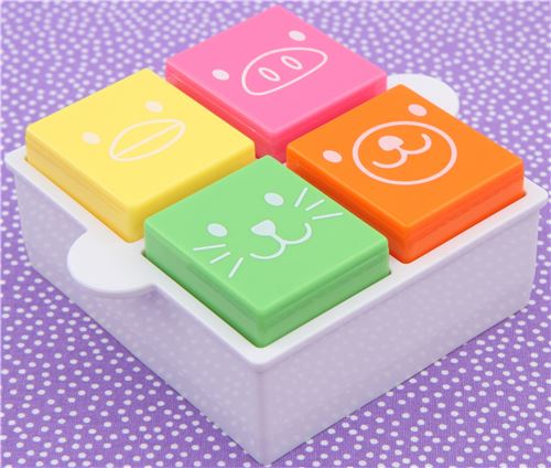 animal face Bento sandwich food cutters 7