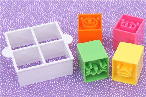 animal face Bento sandwich food cutters 8