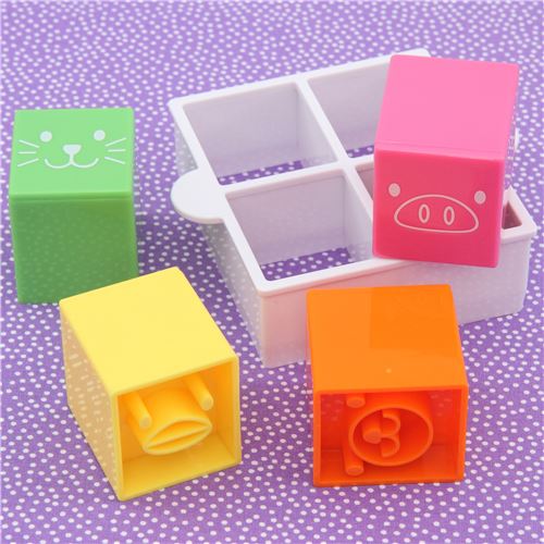 animal face Bento sandwich food cutters 9