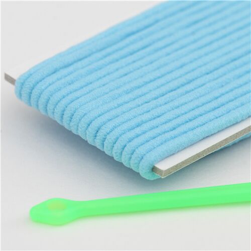 Cordelette élastique antibactérienne bleue de 4 mètres, importée du Japon 2