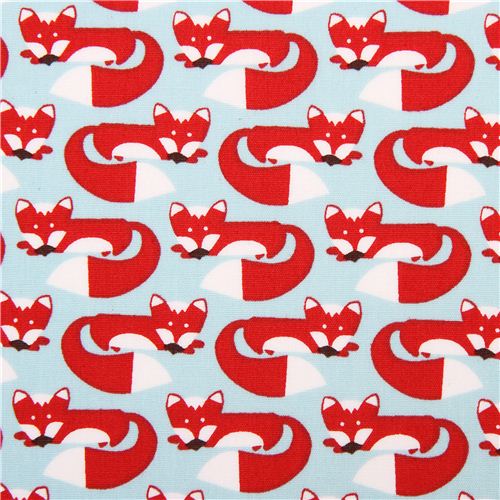 aqua blue monaluna organic fox fabric foxy too 1